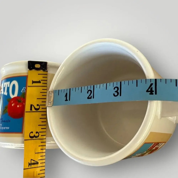 Campbell's Vintage Soup Mugs 2005 Set of 2 Collectible Houston Harvest 16 oz - Picture 9 of 10